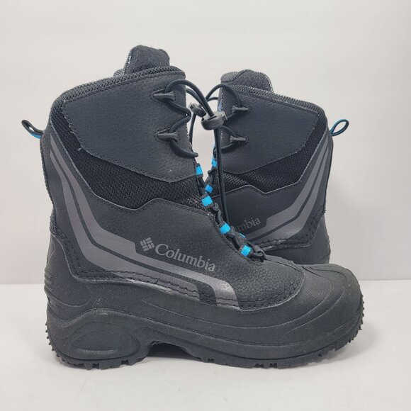 Columbia Bugaboot Plus IV Waterproof Youth Black Snow Boots BY5955-010 US Size 5 - Picture 6 of 11